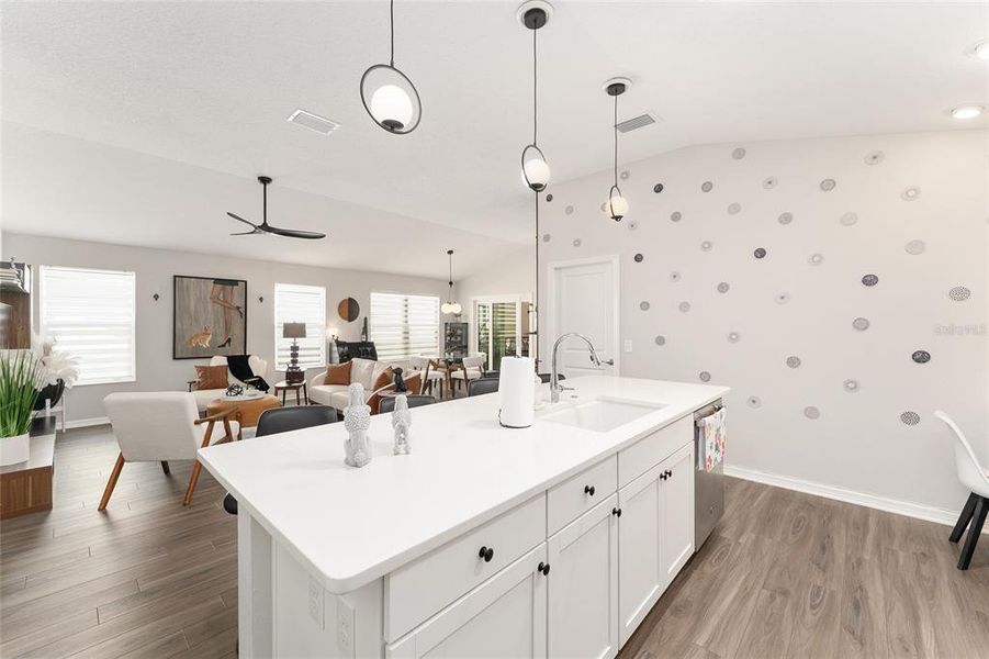 Furnished interior view inside a new home in , The Villages (Image 14). Furnished interior view inside a new home in , The Villages (Image 14).