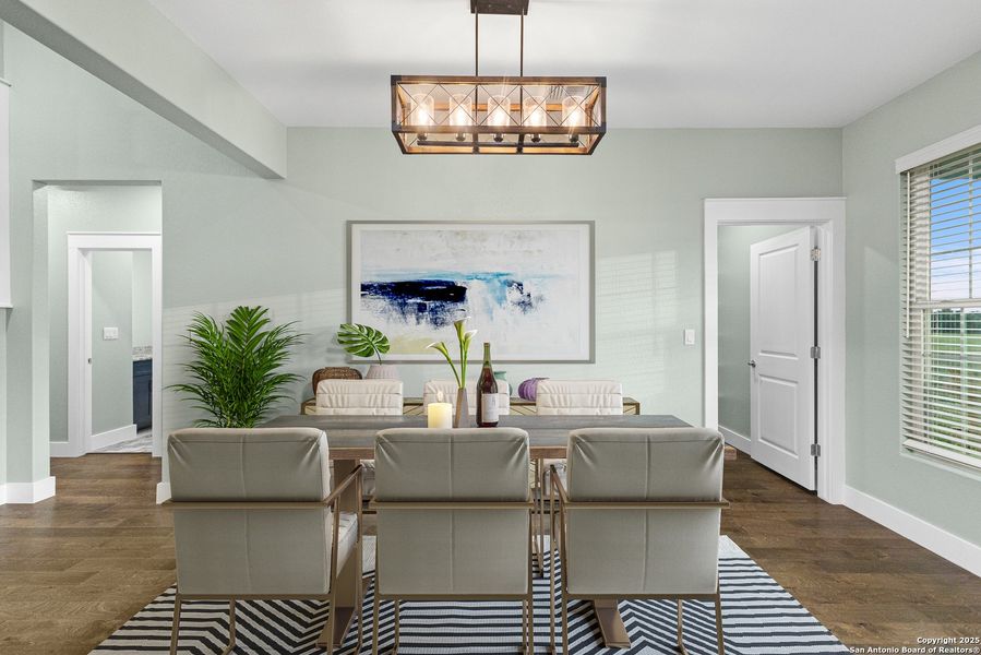 Furnished interior view inside a new home in , Hondo (Image 6). Furnished interior view inside a new home in , Hondo (Image 6).