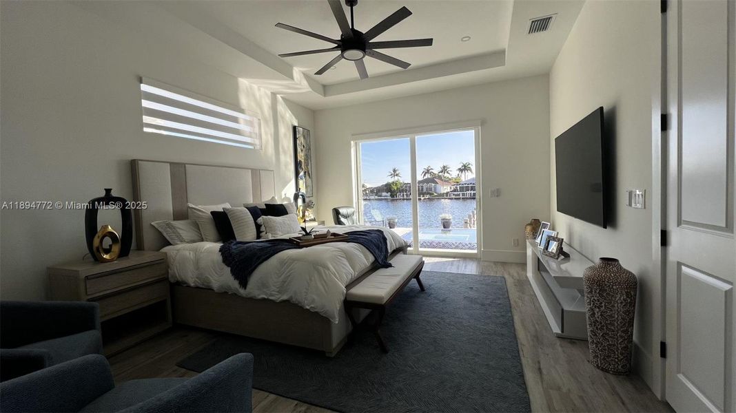 Furnished interior view inside a new home in , Marco Island (Image 21).