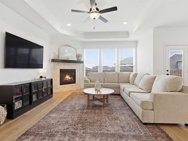 Furnished interior view inside a new home in , McKinney (Image 11).