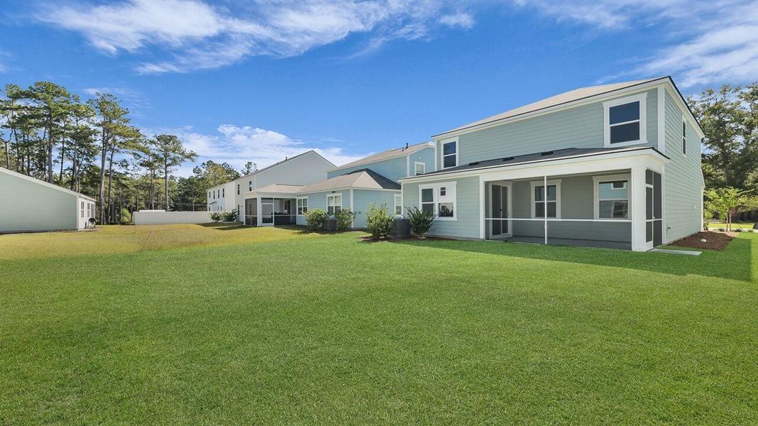 Exterior details and patio area of a home in Founders Corner, Summerville (Image 2).
