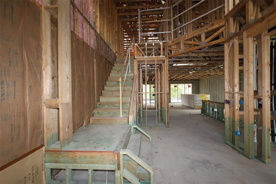 In-progress construction of a new home in Lake Star at Ovation, Winter Garden, FL (Image 14).