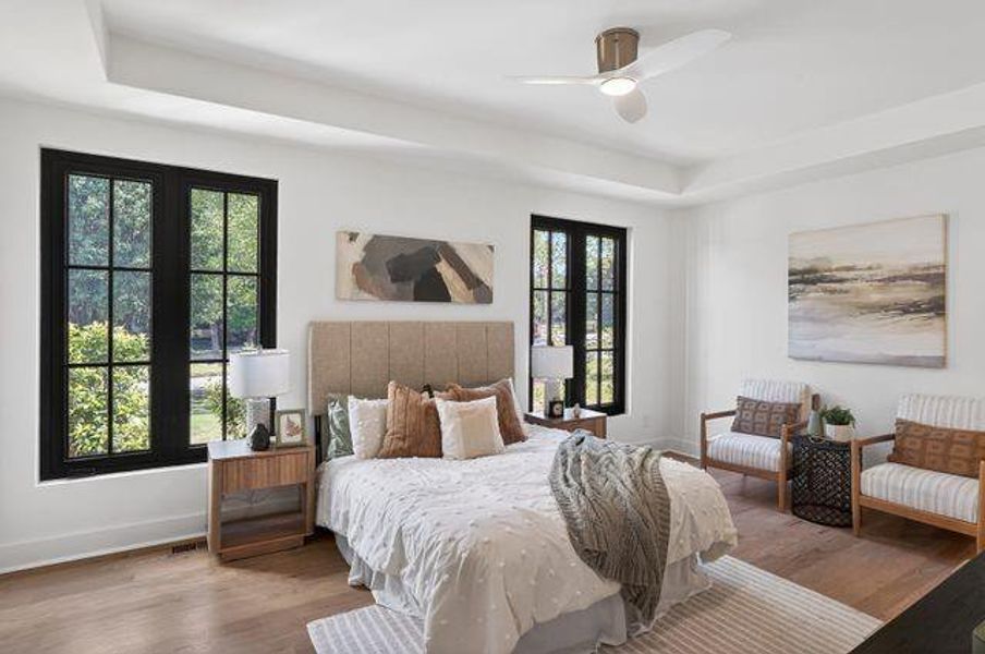 Furnished interior view inside a new home in , Roswell (Image 17).