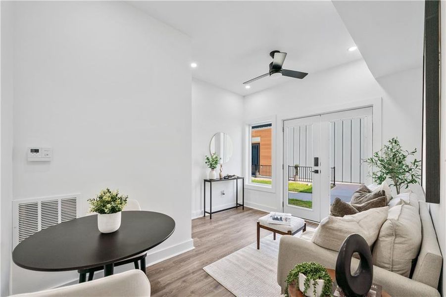 Furnished interior view inside a new home in , Union City (Image 14).