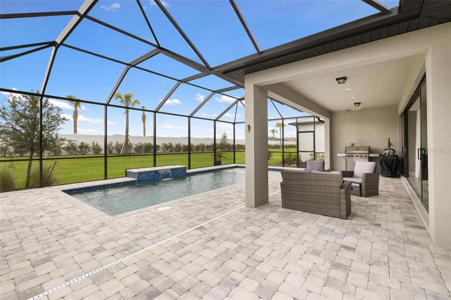 Exterior details and patio area of a home in , North Port (Image 25).