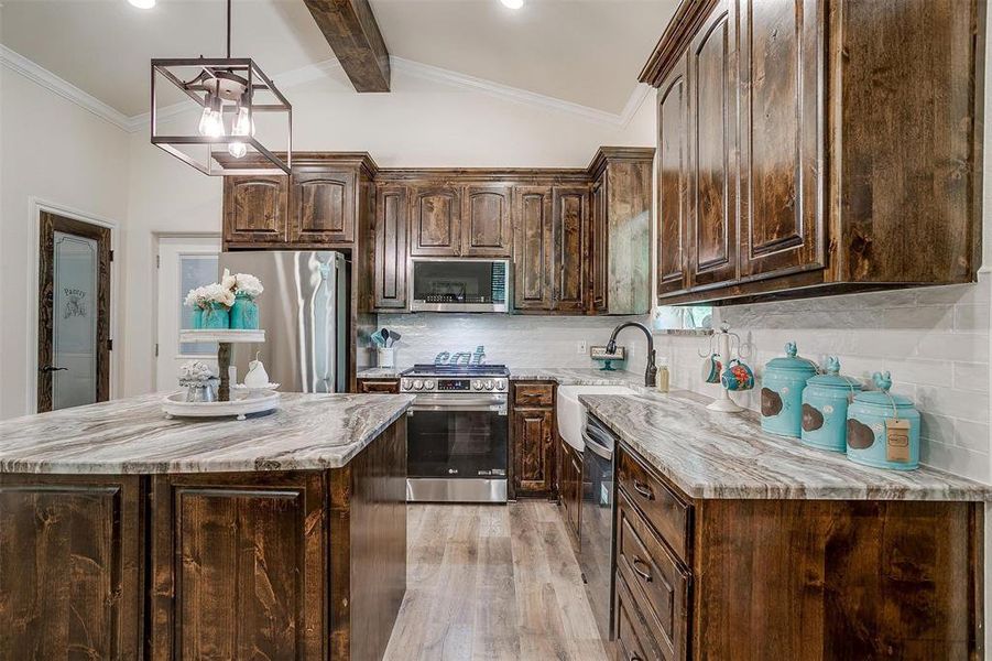 Furnished interior view inside a new home in , Perrin (Image 26).