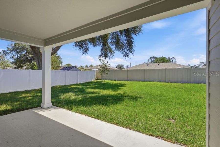 Exterior details and patio area of a home in Palm Coast, Palm Coast (Image 22).