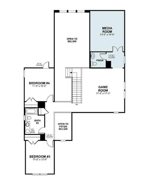 2D floor plan layout of this home in Edgewood, Leander, TX (Image 4). 2D floor plan layout of this home in Edgewood, Leander, TX (Image 4).