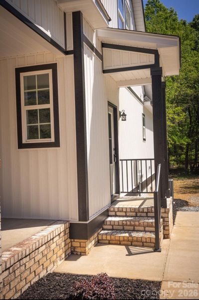 Exterior details and patio area of a home in , Oakboro (Image 3).
