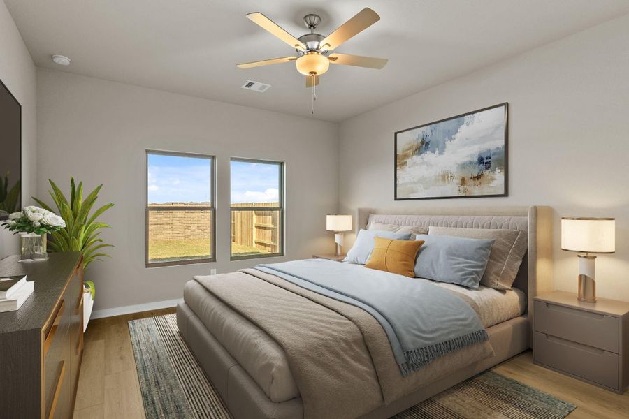 Furnished interior view inside a new home in Cypress Green, Hockley (Image 6).