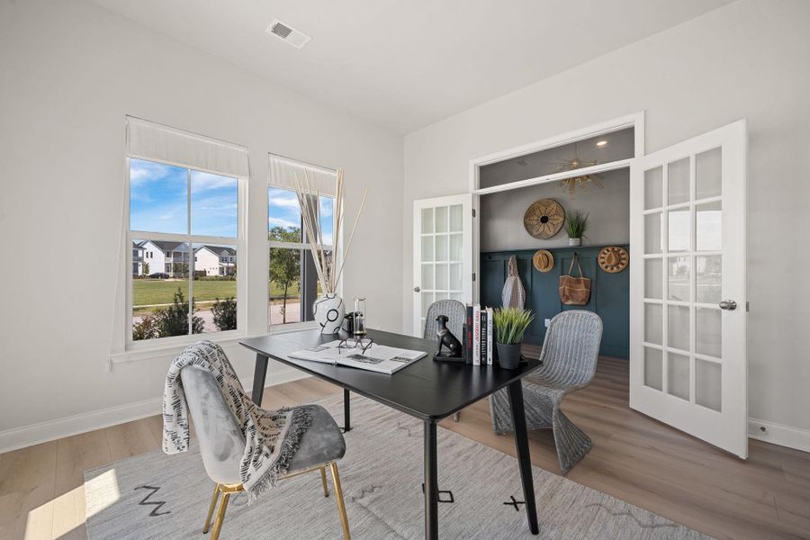 Furnished interior view inside a new home in , Summerville (Image 15).