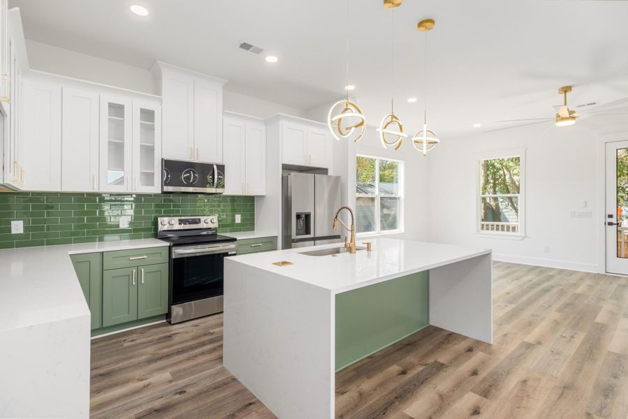 Furnished interior view inside a new home in , North Charleston (Image 9).