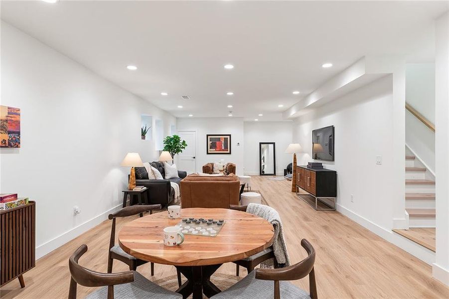 Furnished interior view inside a new home in , Atlanta (Image 18).