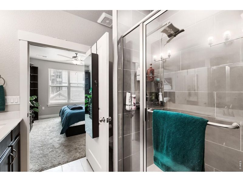 Furnished interior view inside a new home in Highlands at Fox Hill - The Flats, Longmont (Image 19).