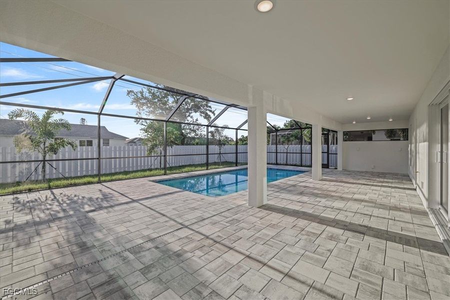 Exterior details and patio area of a home in Cape Coral, Cape Coral (Image 24).