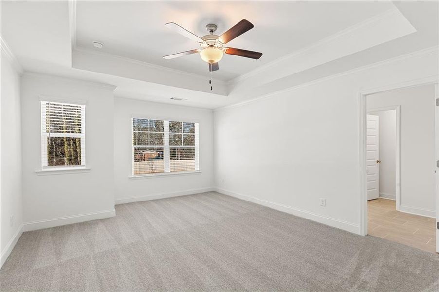 Spacious, unfurnished interior of a new home in Mulberry Summit, Flowery Branch (Image 20). Spacious, unfurnished interior of a new home in Mulberry Summit, Flowery Branch (Image 20).