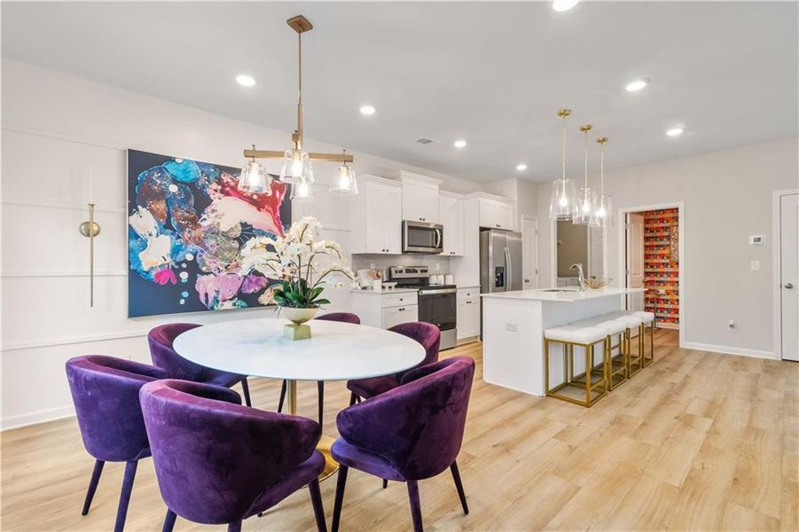 Furnished interior view inside a new home in Bowers Farm, McDonough (Image 9).