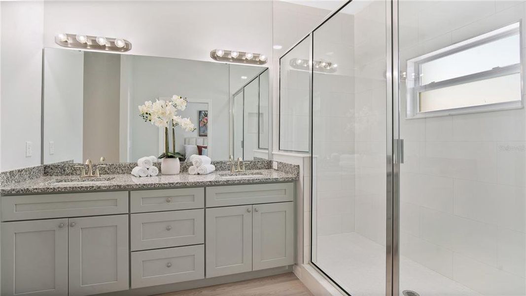 Double Vanity in Primary Bathroom