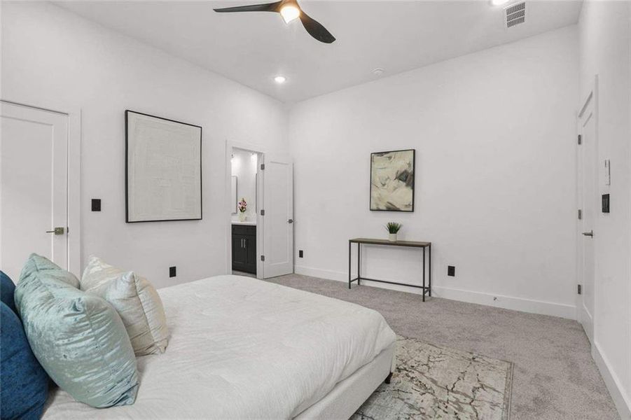 Furnished interior view inside a new home in , Atlanta (Image 9). Furnished interior view inside a new home in , Atlanta (Image 9).
