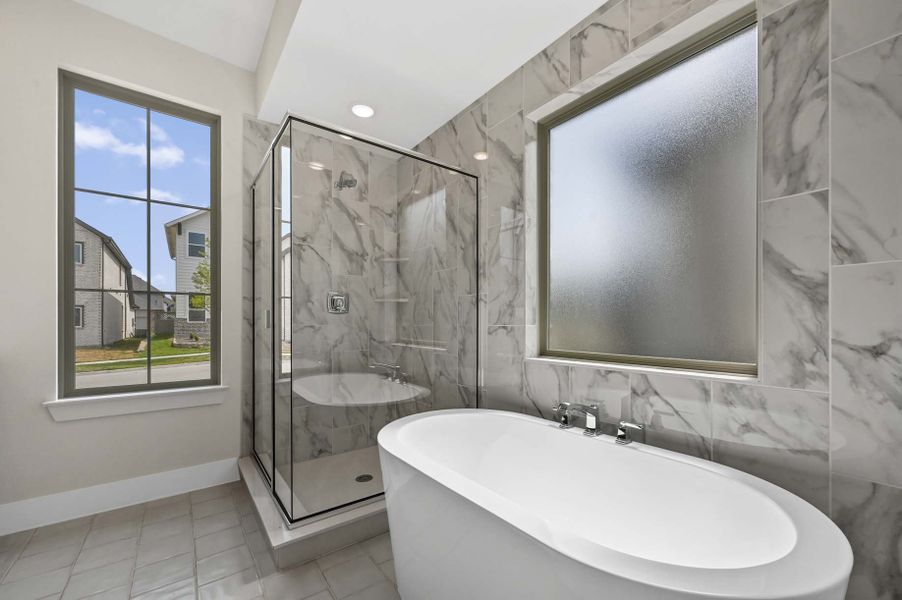 Representative Primary Bathroom - some options shown