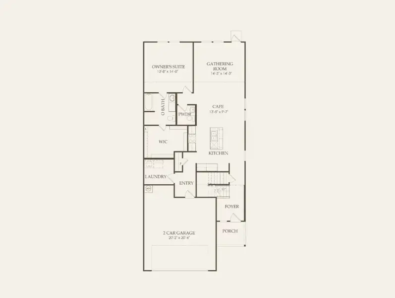 2D floor plan layout of this home in Decker Farms, Magnolia, TX (Image 2). 2D floor plan layout of this home in Decker Farms, Magnolia, TX (Image 2).