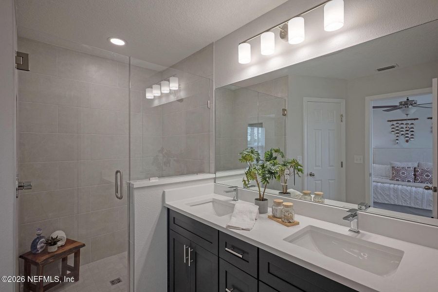 Furnished interior view inside a new home in , Jacksonville (Image 16).