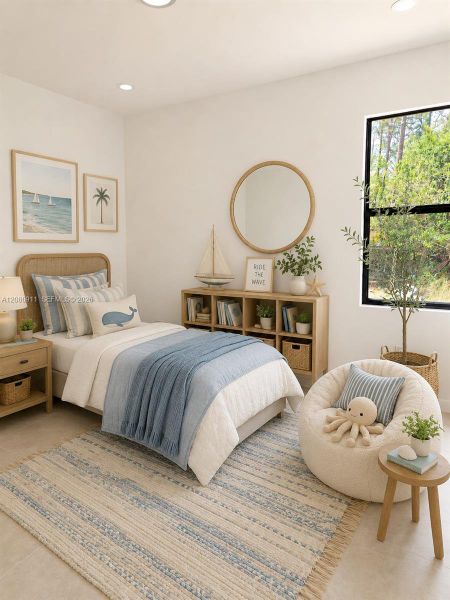 Furnished interior view inside a new home in , Lehigh Acres (Image 10).