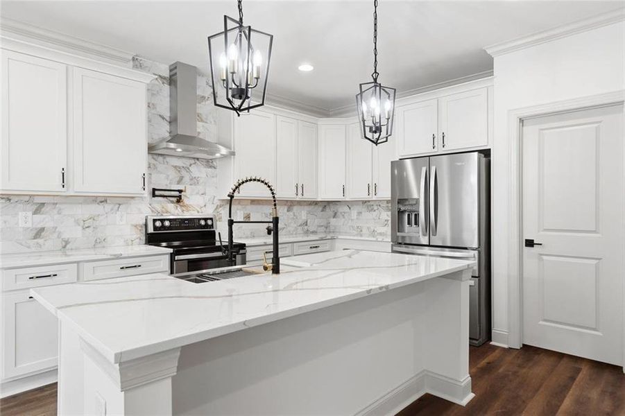 Furnished interior view inside a new home in , Dawsonville (Image 19).