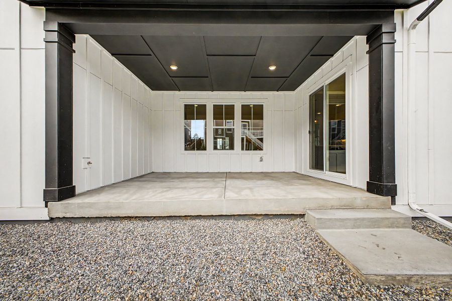 Exterior details and patio area of a home in Westerly, Erie (Image 11).
