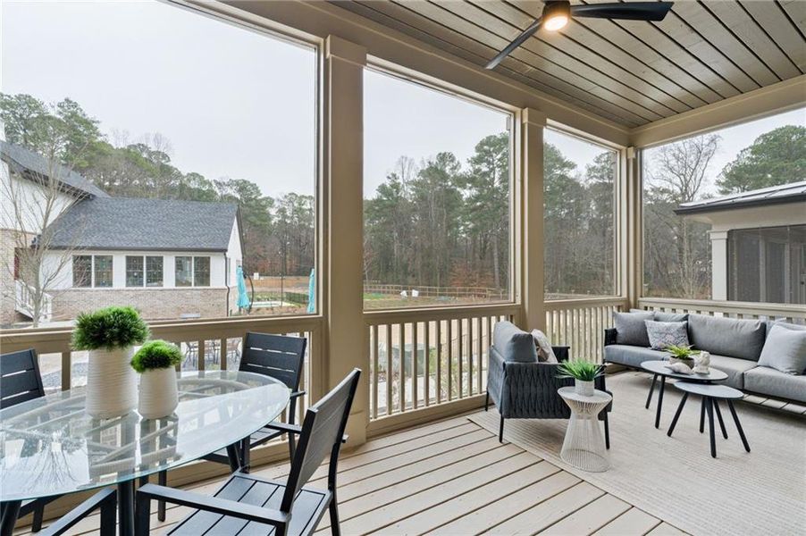Exterior details and patio area of a home in Pendergrast Farm, Atlanta (Image 23).