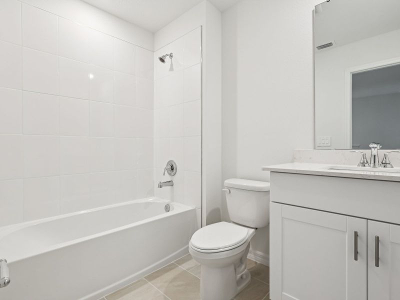 Furnished interior view inside a new home in Cagan Crossings West, Clermont (Image 6).