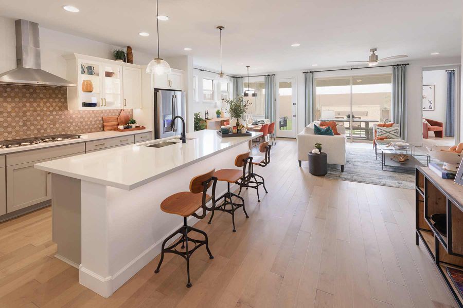 Furnished interior view inside a new home in IronWing at Windrose, Litchfield Park (Image 7).