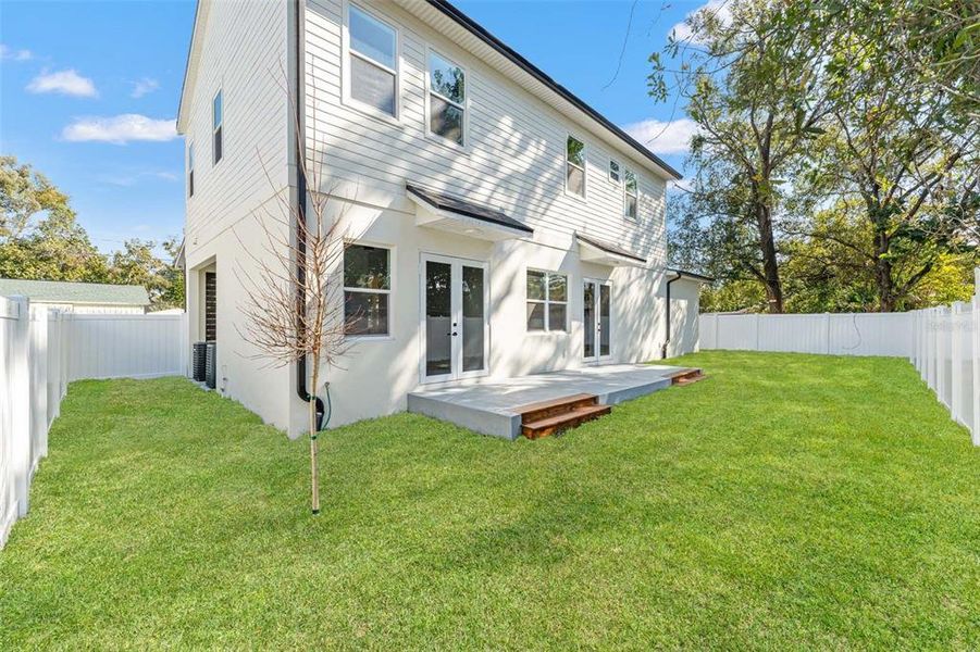 Exterior details and patio area of a home in , Tampa (Image 28). Exterior details and patio area of a home in , Tampa (Image 28).