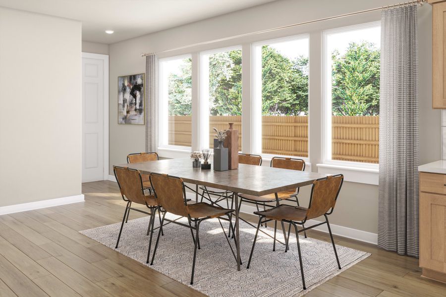Representative furnished interior of a home built from the Greeley by Tri Pointe Homes in Park Central, Georgetown (Image 10).