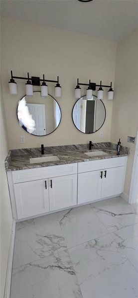 master bath double vanity