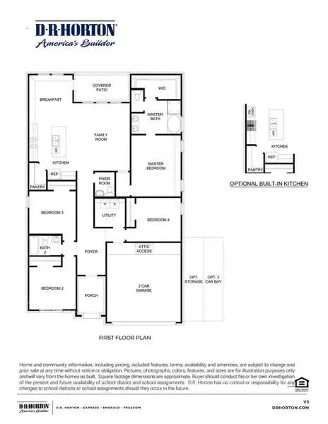 2D floor plan layout of this home in , Pearland, TX (Image 5).