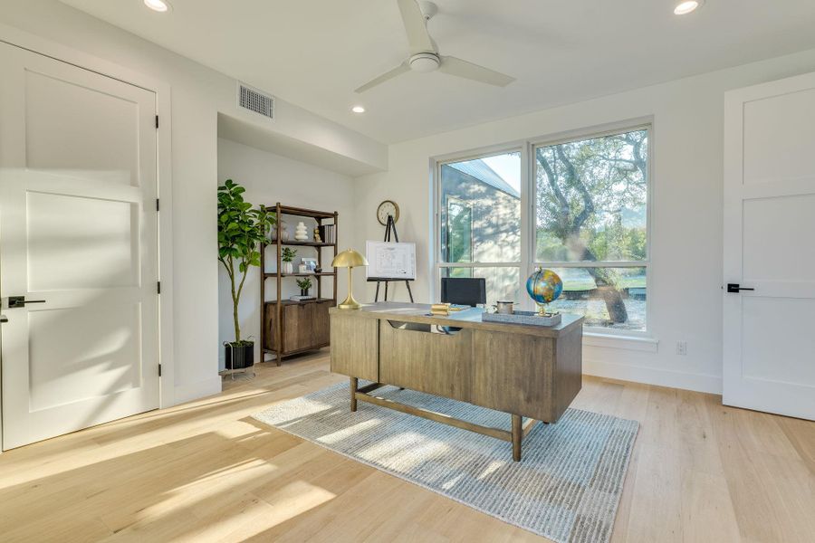 Furnished interior view inside a new home in , Austin (Image 6). Furnished interior view inside a new home in , Austin (Image 6).