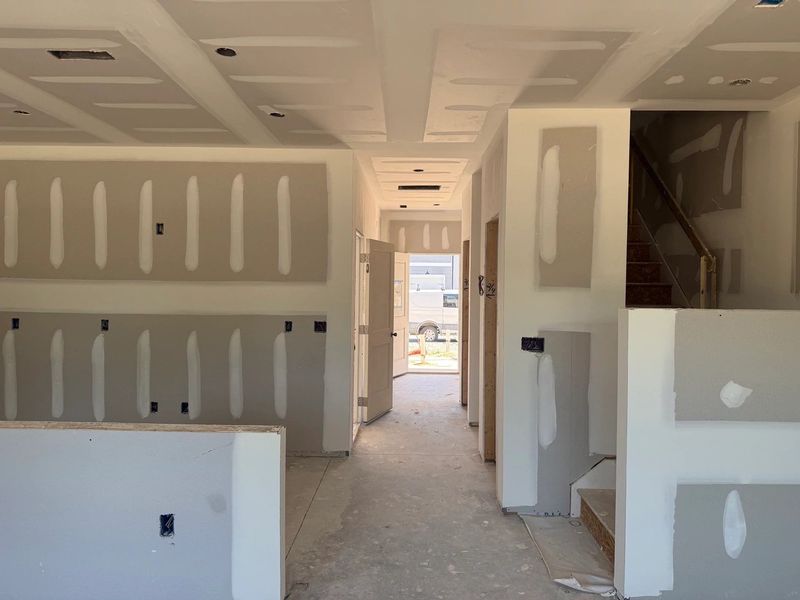 In-progress construction of a new home in Towns at The Point, Rolesville, NC (Image 12).