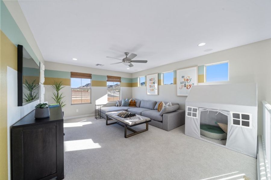 Furnished interior view inside a new home in Estrella, Goodyear (Image 14).