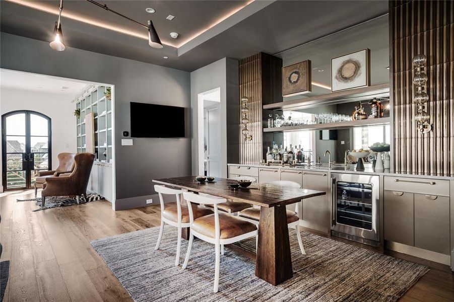 Furnished interior view inside a new home in , Southlake (Image 30).