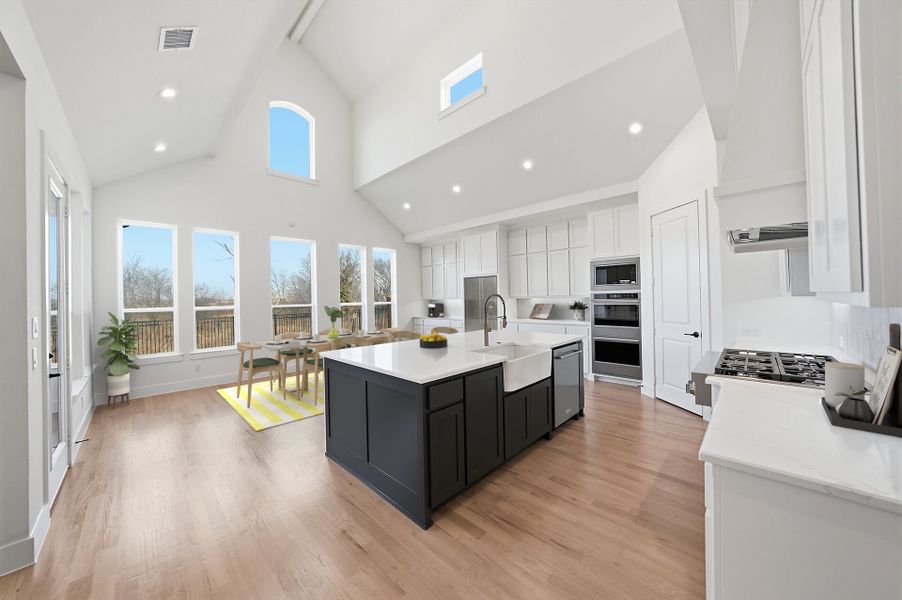 Furnished interior view inside a new home in Light Farms Graham/Reagan, Celina (Image 17).