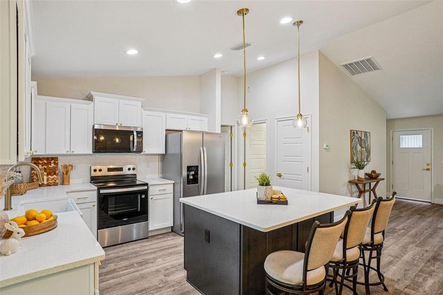 Furnished interior view inside a new home in , Citrus Springs (Image 16).