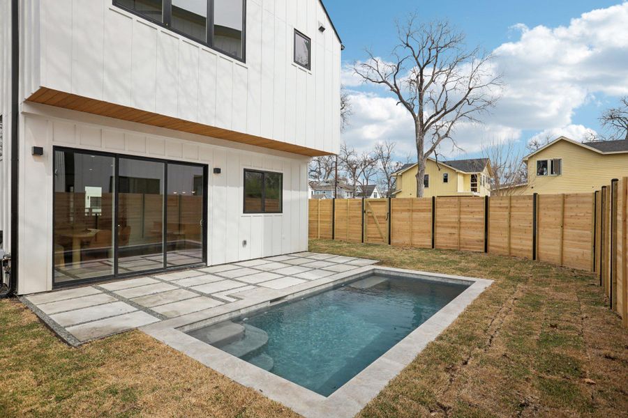 Exterior details and patio area of a home in , Austin (Image 23).
