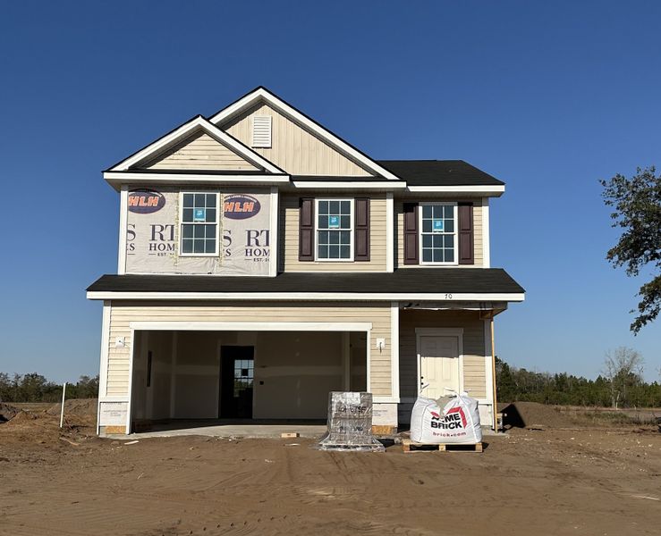 In-progress construction of a new home in The Village at Sassafras, Allenhurst, GA (Image 5).