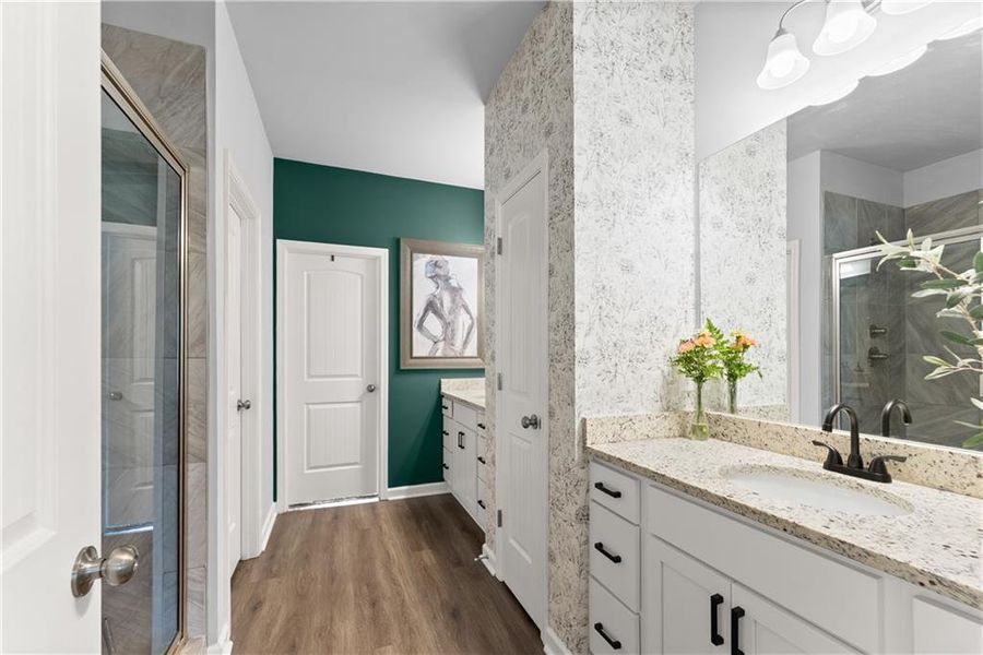 Furnished interior view inside a new home in , Jefferson (Image 8).