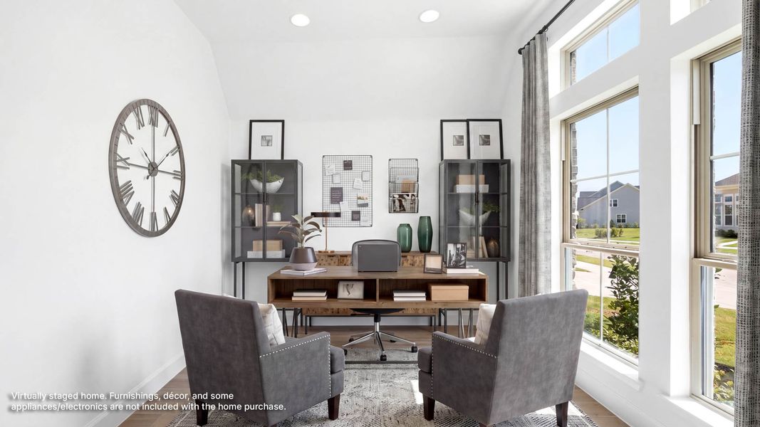 Furnished interior view inside a new home in Eliana, McKinney (Image 11).
