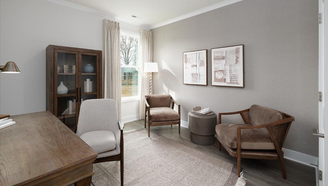 Representative furnished interior of a home built from the Birch by D.R. Horton in Avalon, Gastonia (Image 25). Representative furnished interior of a home built from the Birch by D.R. Horton in Avalon, Gastonia (Image 25).