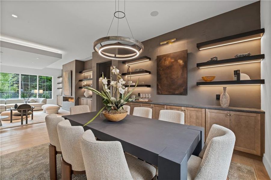 Furnished interior view inside a new home in , Marietta (Image 16).