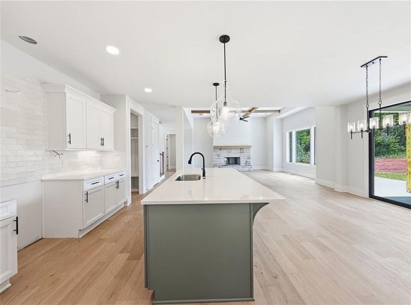 Furnished interior view inside a new home in , Rydal (Image 9).
