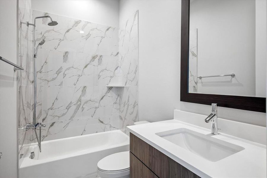 Furnished interior view inside a new home in , Addison (Image 8).